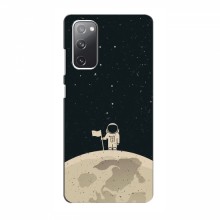 Чехол для Samsung Galaxy S20 FE (AlphaPrint) с печатью (ТОП продаж) Космонавт на луне - купить на Floy.com.ua