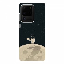 Чехол для Samsung Galaxy S20 Ultra (AlphaPrint) с печатью (ТОП продаж) Космонавт на луне - купить на Floy.com.ua