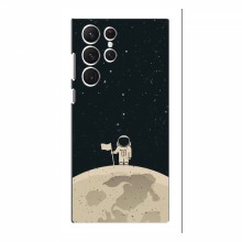 Чехол для Samsung Galaxy S22 Ultra (AlphaPrint) с печатью (ТОП продаж) Космонавт на луне - купить на Floy.com.ua