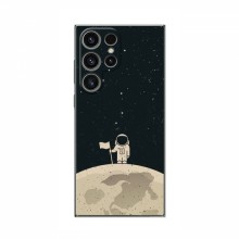Чехол для Samsung Galaxy S23 Ultra (AlphaPrint) с печатью (ТОП продаж) Космонавт на луне - купить на Floy.com.ua