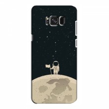 Чехол для Samsung S8, Galaxy S8, G950 (AlphaPrint) с печатью (ТОП продаж) Космонавт на луне - купить на Floy.com.ua