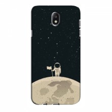 Чехол для Samsung J5 2017, J5 европейская версия (AlphaPrint) с печатью (ТОП продаж) Космонавт на луне - купить на Floy.com.ua