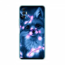 Чехол для TECNO Spark 8P (AlphaPrint) с печатью (ТОП продаж) Яркая Лиса - купить на Floy.com.ua