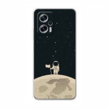 Чехол для Xiaomi POCO X4 GT (AlphaPrint) с печатью (ТОП продаж) Космонавт на луне - купить на Floy.com.ua