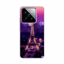 Чехол для Xiaomi 14 (AlphaPrint) с печатью (ТОП продаж) Париж - Башня - купить на Floy.com.ua