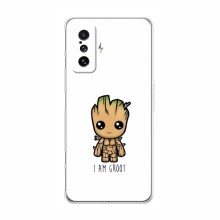 Чехол для Xiaomi POCO F4 GT (AlphaPrint) с печатью (ТОП продаж) I Am Groot - купить на Floy.com.ua