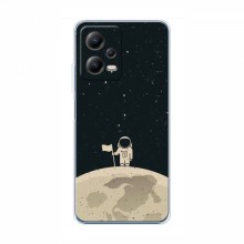 Чехол для Xiaomi POCO X5 (5G) (AlphaPrint) с печатью (ТОП продаж) Космонавт на луне - купить на Floy.com.ua