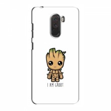 Чехол для Xiaomi Pocophone F1 (AlphaPrint) с печатью (ТОП продаж) I Am Groot - купить на Floy.com.ua