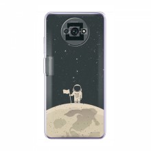 Чехол для Xiaomi Redmi A3 (AlphaPrint) с печатью (ТОП продаж) Космонавт на луне - купить на Floy.com.ua