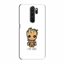 Чехол для Xiaomi Redmi Note 8 Pro (AlphaPrint) с печатью (ТОП продаж) I Am Groot - купить на Floy.com.ua