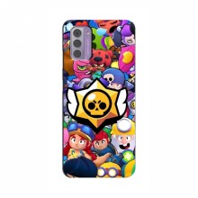 Чехол для Nokia G42 Бравл Старс (VPrint) Логотип Brawl Stars - купить на Floy.com.ua