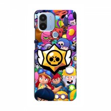 Чехол для Xiaomi POCO C51 Бравл Старс (VPrint) Логотип Brawl Stars - купить на Floy.com.ua