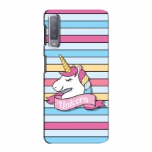 Чехол для Ребёнка на Samsung A7-2018, A750 (VPrint) Unicorn - купить на Floy.com.ua