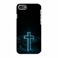 Чехол для iPhone 8 - (Христианские) (AlphaPrint) Крест-синий - купить на Floy.com.ua