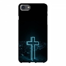 Чехол для iPhone 7 - (Христианские) (AlphaPrint) Крест-синий - купить на Floy.com.ua