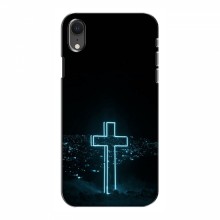 Чехол для iPhone Xr - (Христианские) (AlphaPrint) Крест-синий - купить на Floy.com.ua
