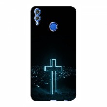 Чехол с принтом (Христианские) для Huawei Honor 8X (AlphaPrint) Крест-синий - купить на Floy.com.ua