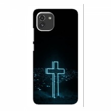 Чехол для Samsung Galaxy A03 (A035) - (Христианские) (AlphaPrint) Крест-синий - купить на Floy.com.ua