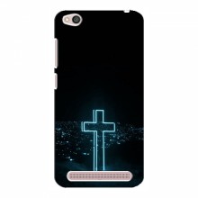 Чехол для Xiaomi Redmi 5A - (Христианские) (AlphaPrint) Крест-синий - купить на Floy.com.ua