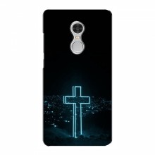 Чехол для Xiaomi Redmi Note 4 - (Христианские) (AlphaPrint) Крест-синий - купить на Floy.com.ua