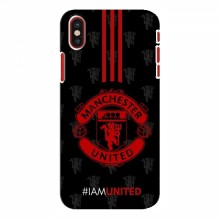Чехол Манчестер Юнайтед для iPhone X (AlphaPrint) Манчестер Юнайтед - купить на Floy.com.ua