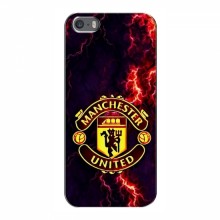 Чехол Манчестер Юнайтед для iPhone 5 / 5s / SE (AlphaPrint) - купить на Floy.com.ua