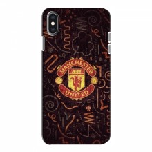Чехол Манчестер Юнайтед для iPhone Xs (AlphaPrint)