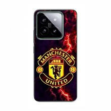 Чехол Манчестер Юнайтед для Xiaomi 14 Pro (AlphaPrint)