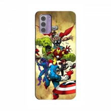 Чехол МАРВЕЛ для Нокиа G42 (AlphaPrint) MARVEL 1 - купить на Floy.com.ua