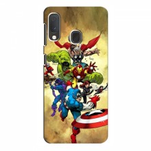 Чехол МАРВЕЛ для Samsung Galaxy A20e (AlphaPrint) MARVEL 1 - купить на Floy.com.ua