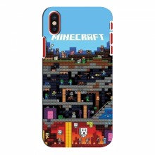 Чехол Майнкрафт для Айфон Х (AlphaPrint) Minecraft - купить на Floy.com.ua