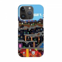 Чехол Майнкрафт для Айфон 14 Про Макс (AlphaPrint) Minecraft