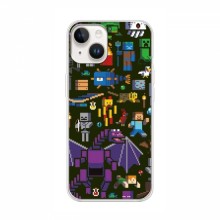 Чехол Майнкрафт для Айфон 16 Ультра (AlphaPrint) Minecraft Персонажи minecraft - купить на Floy.com.ua