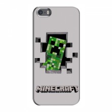 Чехол Майнкрафт для iPhone 5 / 5s / SE (AlphaPrint) Minecraft Персонаж Майнкрафт - купить на Floy.com.ua