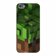Чехол Майнкрафт для iPhone 5 / 5s / SE (AlphaPrint) Minecraft Текстура Minecraft - купить на Floy.com.ua