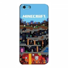 Чехол Майнкрафт для Айфон 5с (AlphaPrint) Minecraft - купить на Floy.com.ua