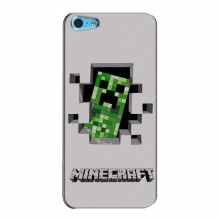 Чехол Майнкрафт для Айфон 5с (AlphaPrint) Minecraft Персонаж Майнкрафт - купить на Floy.com.ua