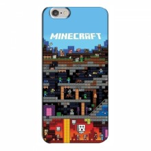 Чехол Майнкрафт для Айфон 6 Плюс / 6с Плюс (AlphaPrint) Minecraft - купить на Floy.com.ua