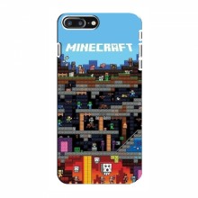 Чехол Майнкрафт для Айфон 8 Плюс (AlphaPrint) Minecraft - купить на Floy.com.ua