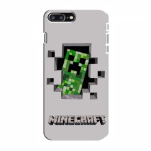 Чехол Майнкрафт для Айфон 8 Плюс (AlphaPrint) Minecraft Персонаж Майнкрафт - купить на Floy.com.ua