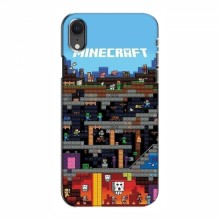 Чехол Майнкрафт для Айфон Хр (AlphaPrint) Minecraft - купить на Floy.com.ua