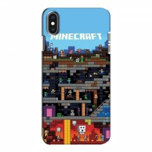 Чехол Майнкрафт для Айфон Хс (AlphaPrint) Minecraft - купить на Floy.com.ua