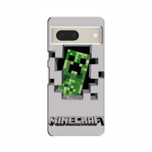 Чехол Майнкрафт для Гугл Пиксель 7 (AlphaPrint) Minecraft Персонаж Майнкрафт - купить на Floy.com.ua