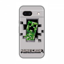 Чехол Майнкрафт для Пиксель 8а (AlphaPrint) Minecraft