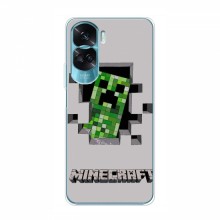 Чехол Майнкрафт для Хонор 90 Лайт (AlphaPrint) Minecraft Персонаж Майнкрафт - купить на Floy.com.ua