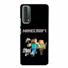 Чехол Майнкрафт для Huawei P Smart 2021 (AlphaPrint) Minecraft Герои Майнкрафт - купить на Floy.com.ua