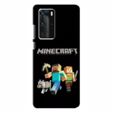 Чехол Майнкрафт для Huawei P40 Pro (AlphaPrint) Minecraft Герои Майнкрафт - купить на Floy.com.ua