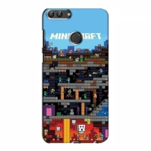 Чехол Майнкрафт для Huawei Y7 Prime 2018 (AlphaPrint) Minecraft - купить на Floy.com.ua
