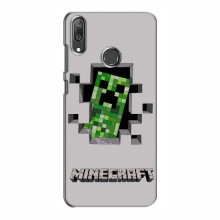 Чехол Майнкрафт для Huawei Y7 2019 (AlphaPrint) Minecraft Персонаж Майнкрафт - купить на Floy.com.ua