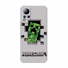 Чехол Майнкрафт для Инфиникс Ноут 12 (AlphaPrint) Minecraft Персонаж Майнкрафт - купить на Floy.com.ua